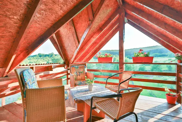 Balconul mansardei
